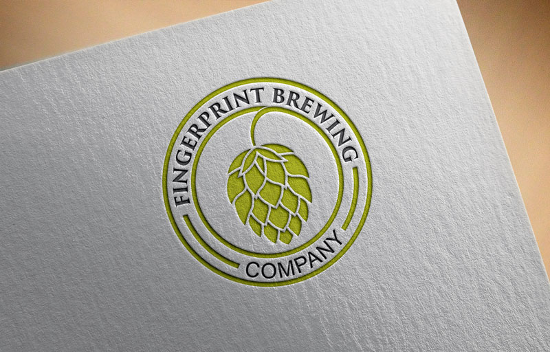Logo Design by JAFRIN for Fingerprint Brewing Company | Design #21935313