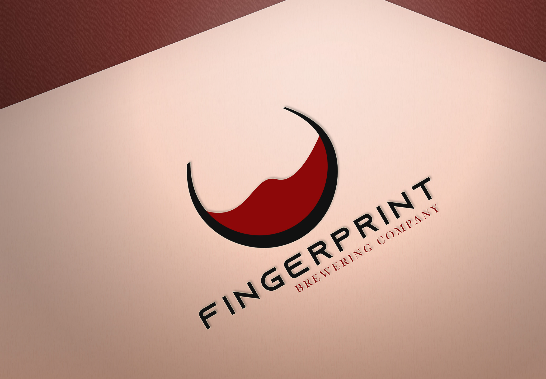 Logo Design by Black Swan Designs for Fingerprint Brewing Company | Design #21935523