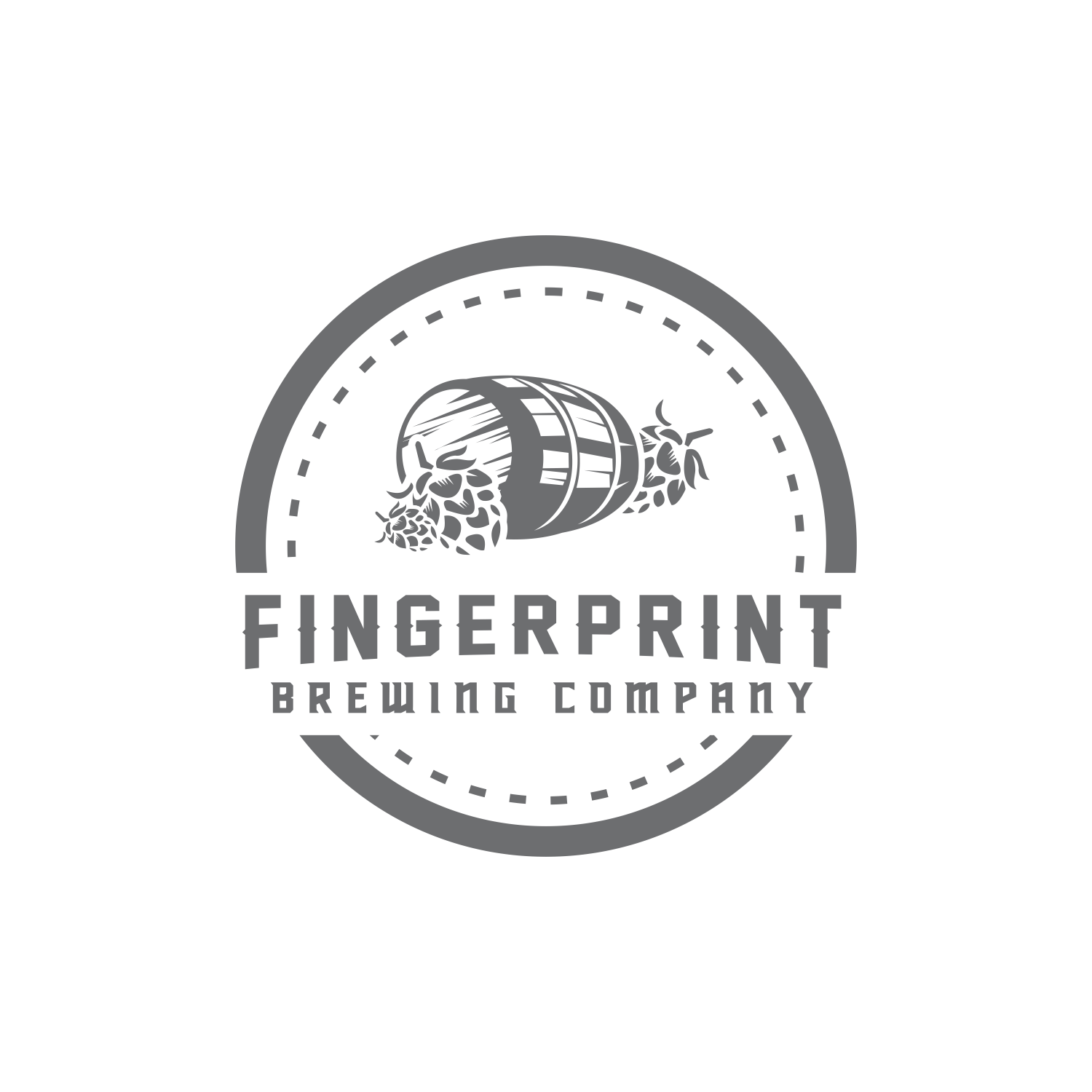 Logo Design by two one for Fingerprint Brewing Company | Design #21935094