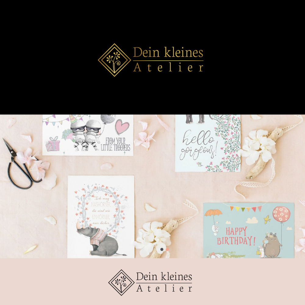 Logo Design by Sujit Banerjee for Dein kleines Atelier | Design #21940493