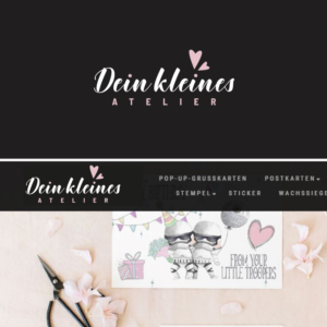Logo Design by Sujit Banerjee for Dein kleines Atelier | Design: #21948292