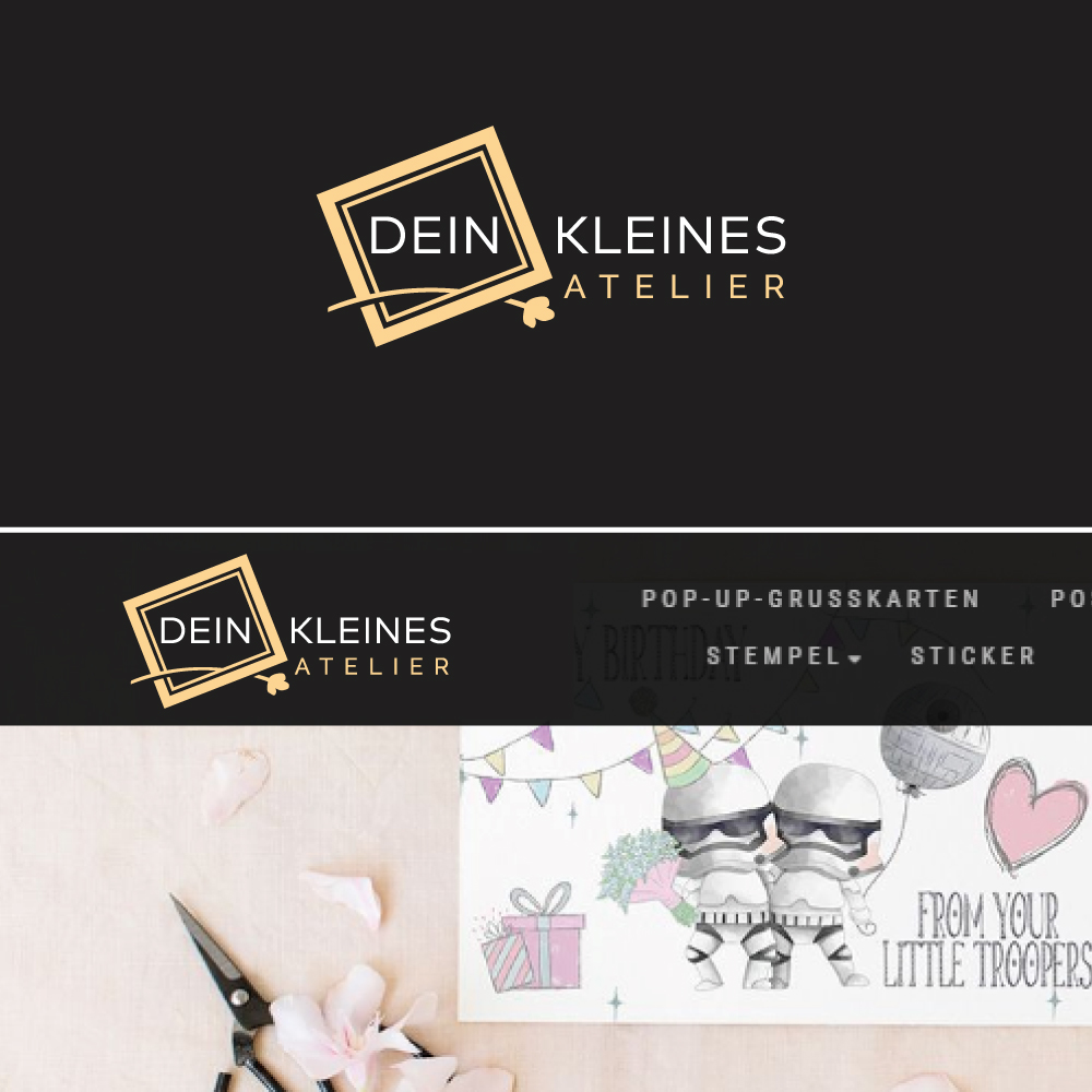 Logo Design by Sujit Banerjee for Dein kleines Atelier | Design #21973085