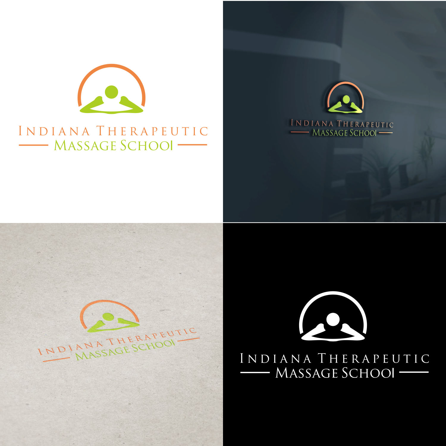 Logo Design by nomnome for Indiana Therapeutic Massage Sc | Design #21944219