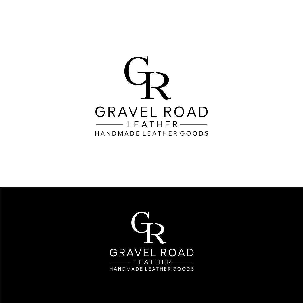Logo Design by ESolz Technologies for Gravel Road Leather | Design #21939492