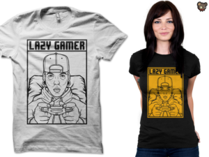 Lazy Gamer tshirt design needed 