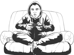 Lazy Gamer tshirt design needed  | Diseño de Camiseta por Scelatio