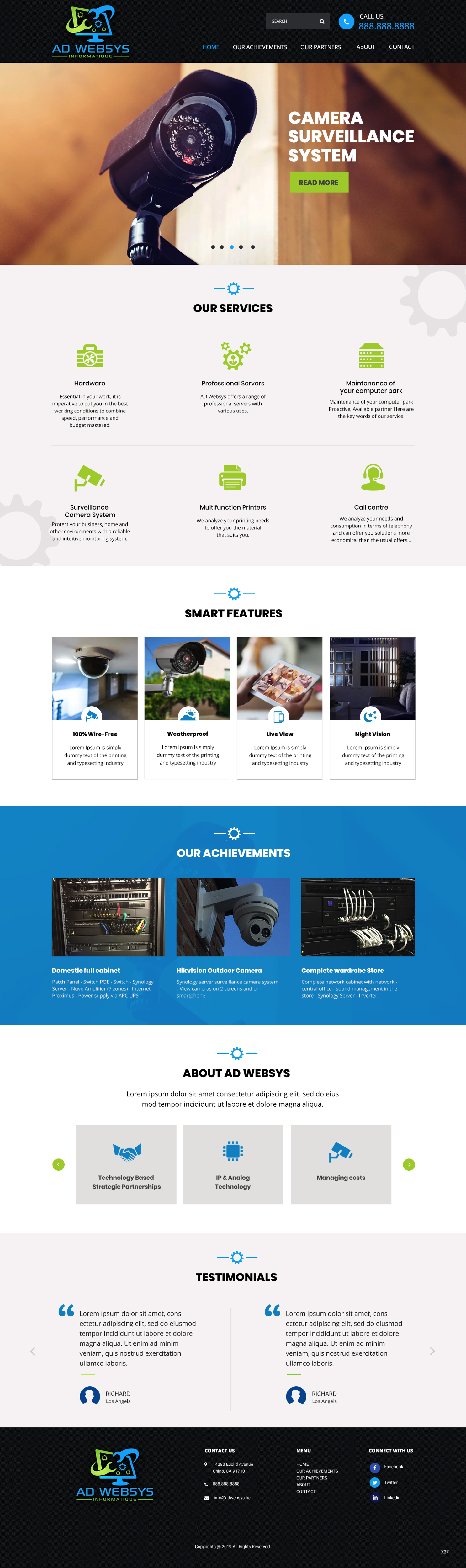 Design Wordpress par pb pour AD Websys SPRL | Design #21942101