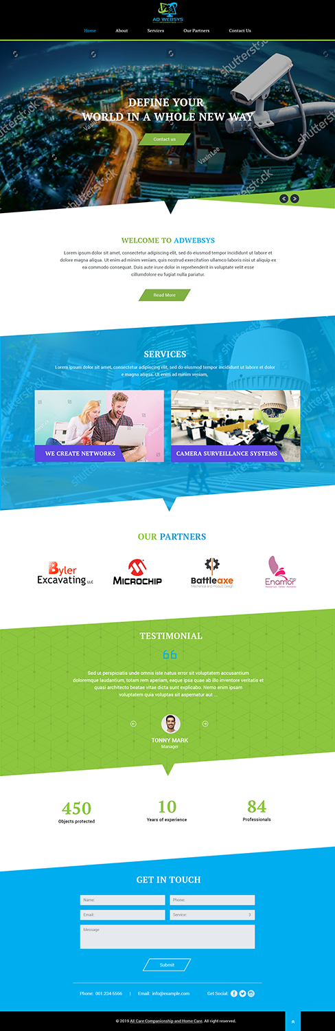 Wordpress Design by Ved Web Services for AD Websys SPRL | Design #21941404