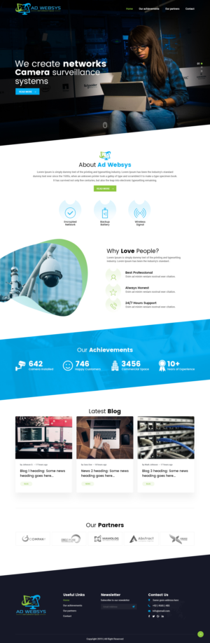 Wordpress Design by syrwebdevelopment for AD Websys SPRL | Design: #21957471