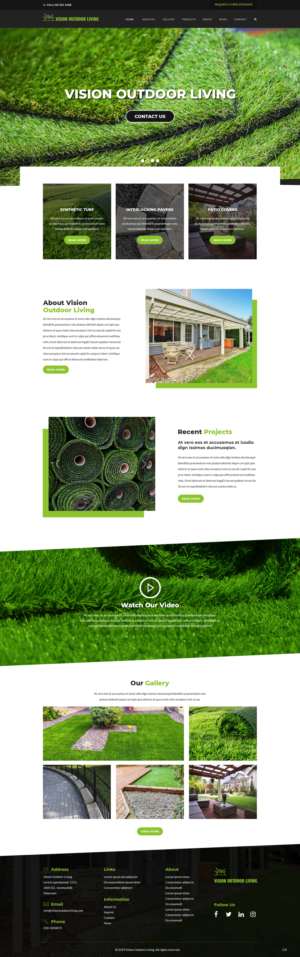 Web Design par pb pour ce projet | Design : #21942032
