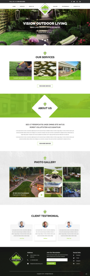 Web Design by pb for this project | Design: #21942040