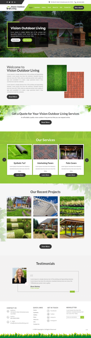 Web Design par pb pour ce projet | Design : #21942043