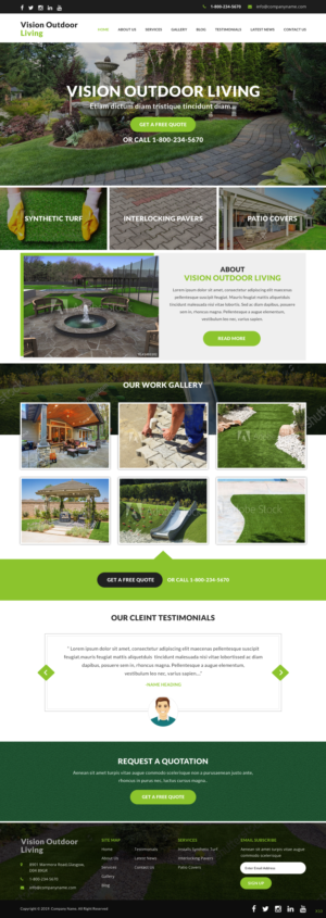 Web Design par pb pour ce projet | Design : #21942053