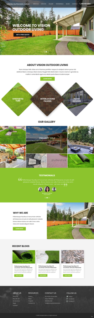 Web Design par pb pour ce projet | Design : #21942055