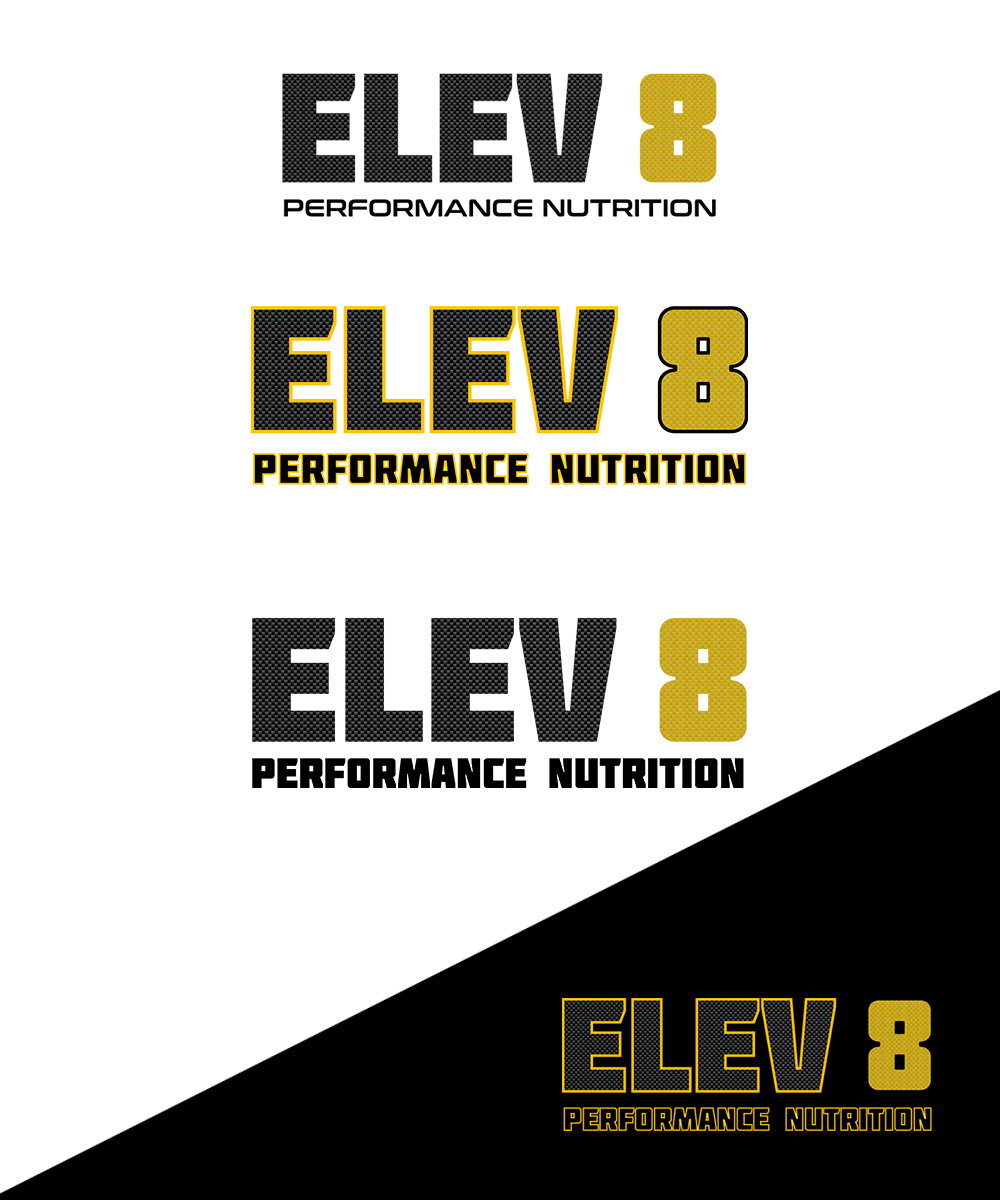 Logo Design by StudioD™ for ELEV8 Performance Nutrition  | Design #21936017