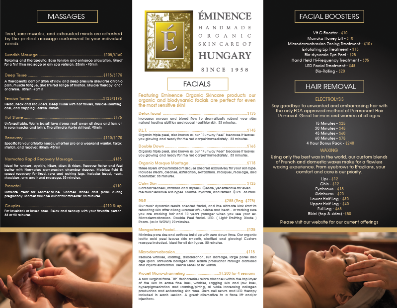 Brochure Design by alex989 for The Windham Spa | Design #22864021