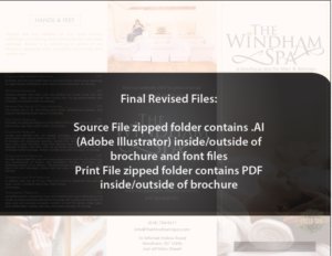 Brochure Design by alex989 for The Windham Spa | Design: #22916820