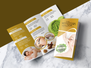 Brochure Design by Deziners Zone for The Windham Spa | Design: #21941650