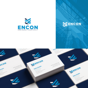 Encon or Encon with Engineer Construct in smaller print | Logo Design by JohnM.
