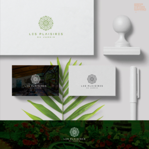 Les Plaisirs du Jardin | Logo Design by step forward 2