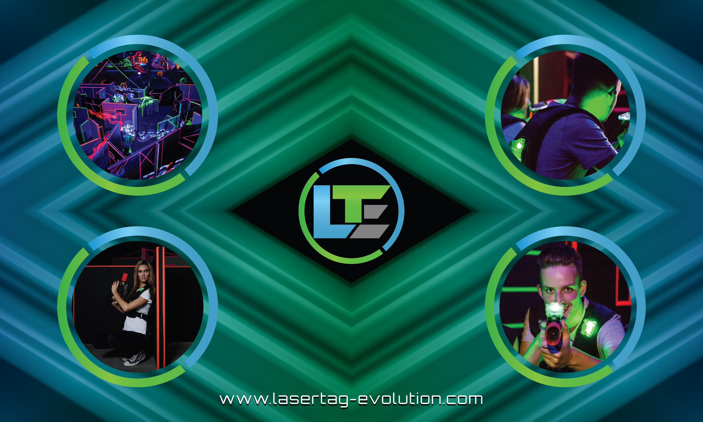 Poster Design by M.Pirs for LaserTag Evolution Düsseldorf | Design #21966726