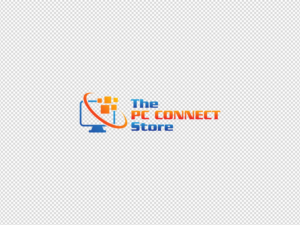 The Pc Connect Store | Logo Design by Slant Line Media