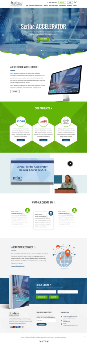 Wordpress Design by pb for ScribeConnect, LLC | Design: #21949838