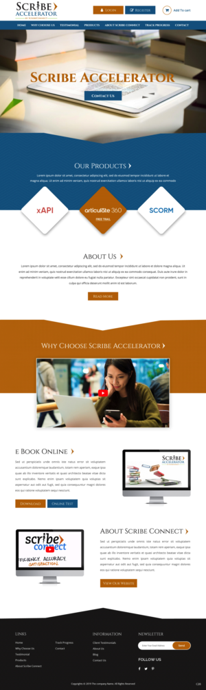 Wordpress Design by pb for ScribeConnect, LLC | Design: #21949840