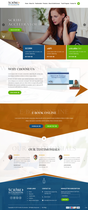 Wordpress Design by pb for ScribeConnect, LLC | Design: #21949841