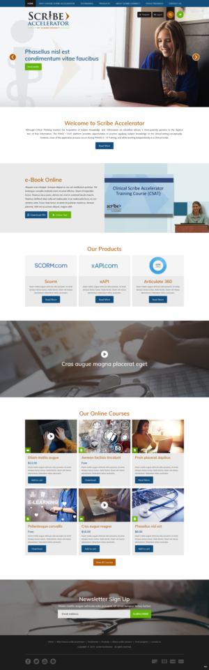 Wordpress Design by pb for ScribeConnect, LLC | Design: #21949846