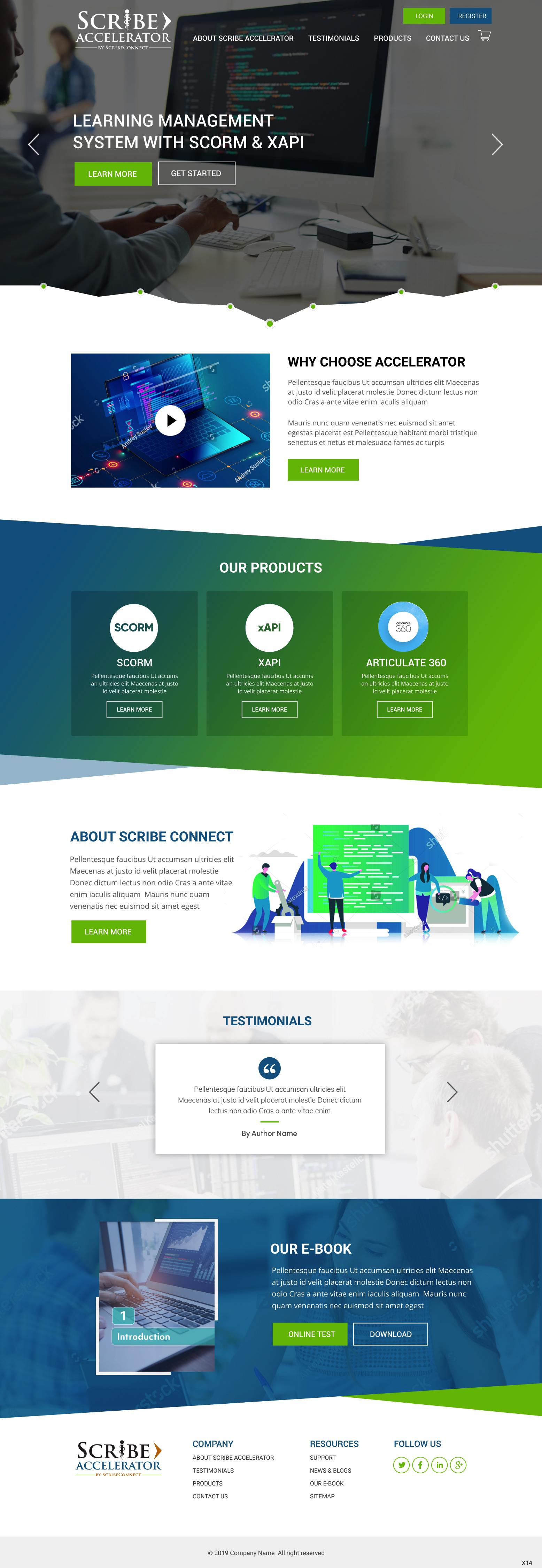Wordpress Design by pb for ScribeConnect, LLC | Design #21949847