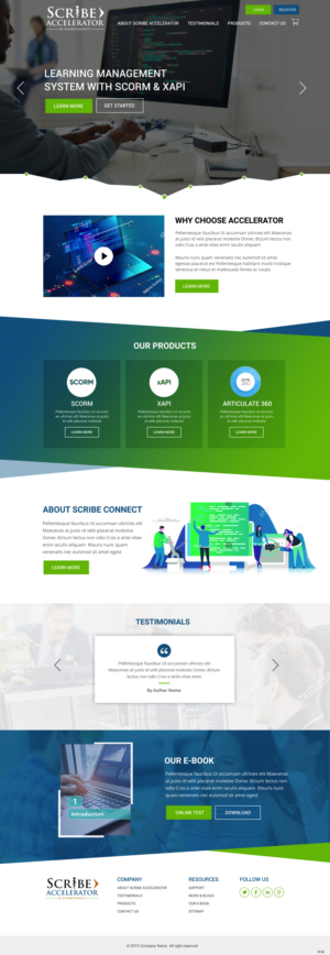 Wordpress Design by pb for ScribeConnect, LLC | Design: #21949847