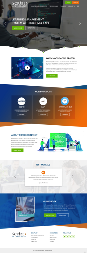 Wordpress Design by pb for ScribeConnect, LLC | Design: #21958937