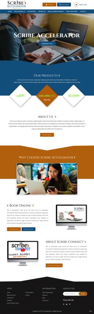 Wordpress Design by pb for ScribeConnect, LLC | Design: #21958940