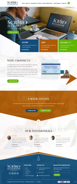 Wordpress Design by pb for ScribeConnect, LLC | Design: #21958941
