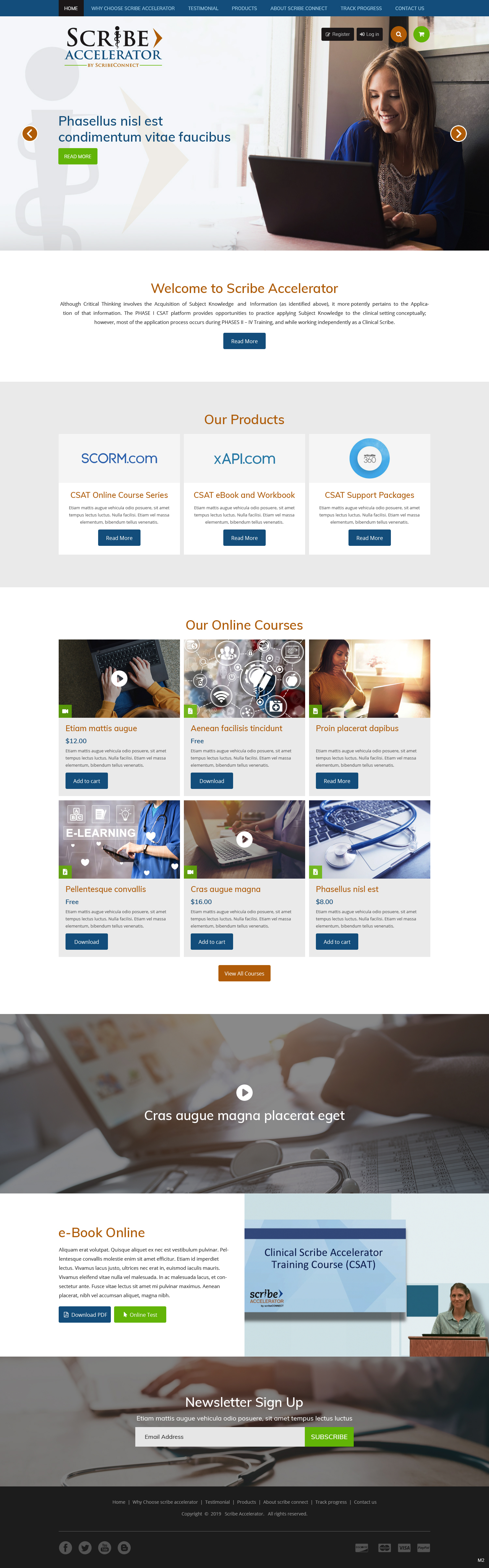 Wordpress Design by pb for ScribeConnect, LLC | Design #21993697