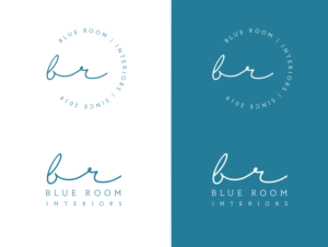 Logo Design by wonderland for Blue Room Interiors | Design: #21957715