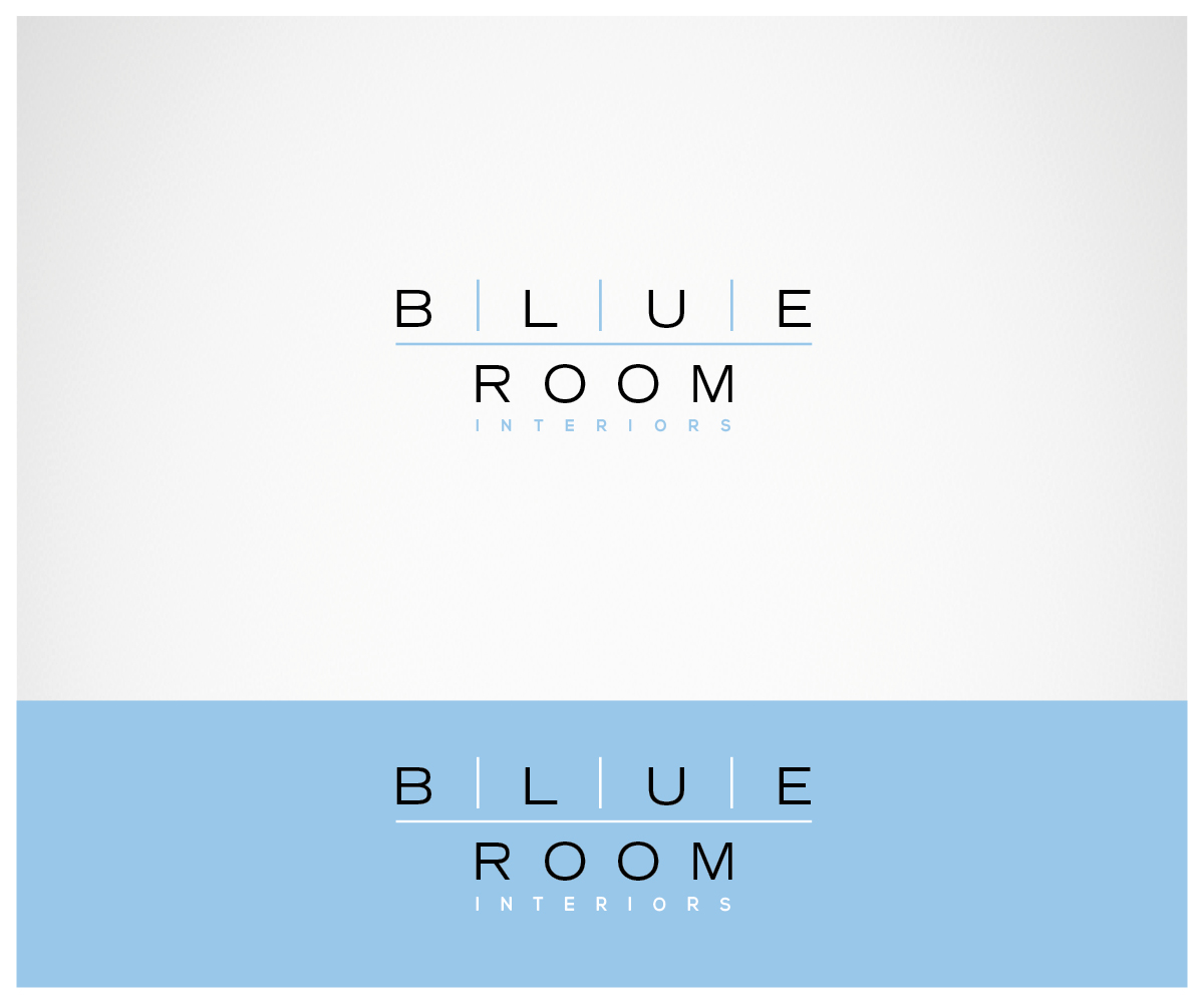 Logo Design by Bittersweet for Blue Room Interiors | Design #21946450