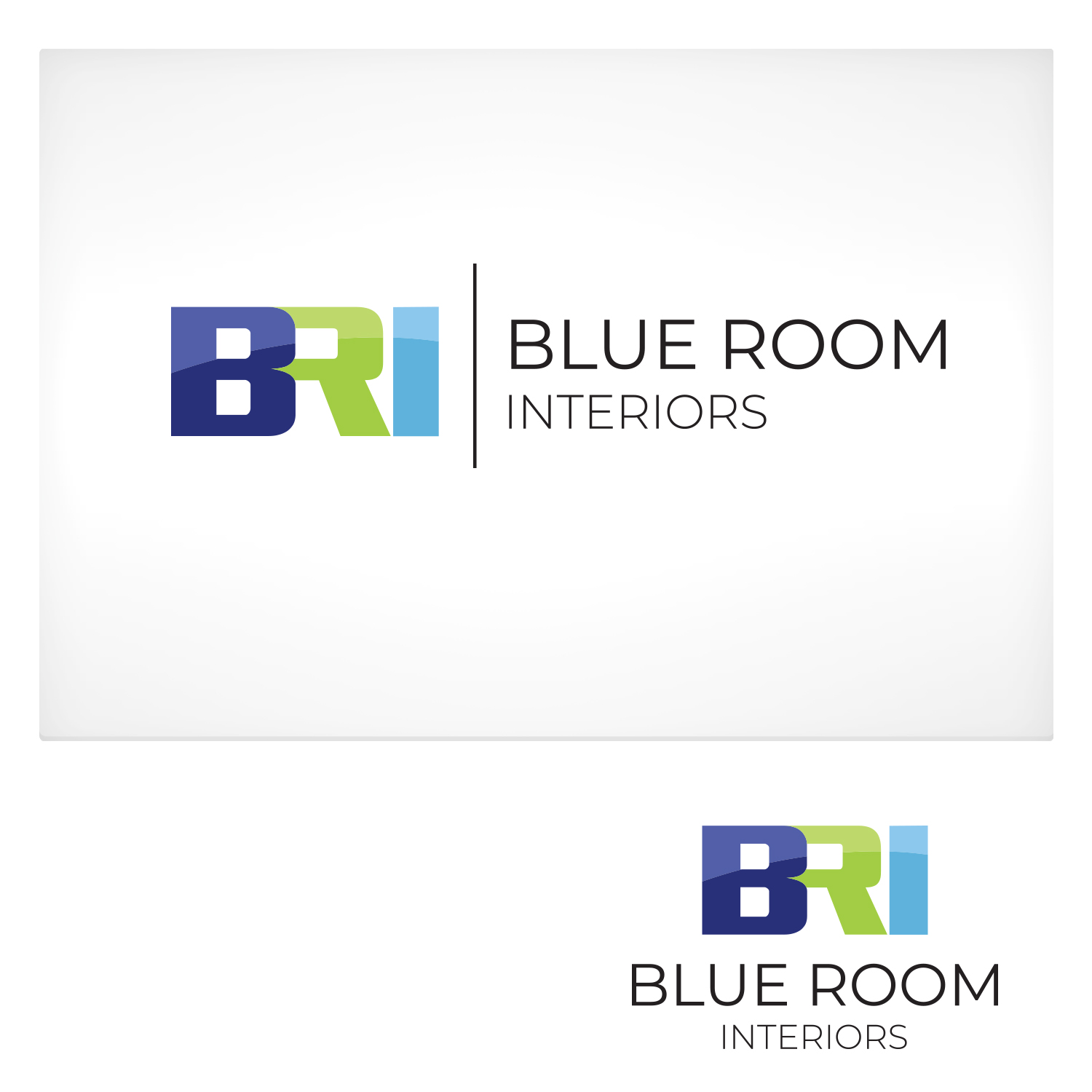 Logo Design by [HP] Henry Panaligan for Blue Room Interiors | Design #21945303