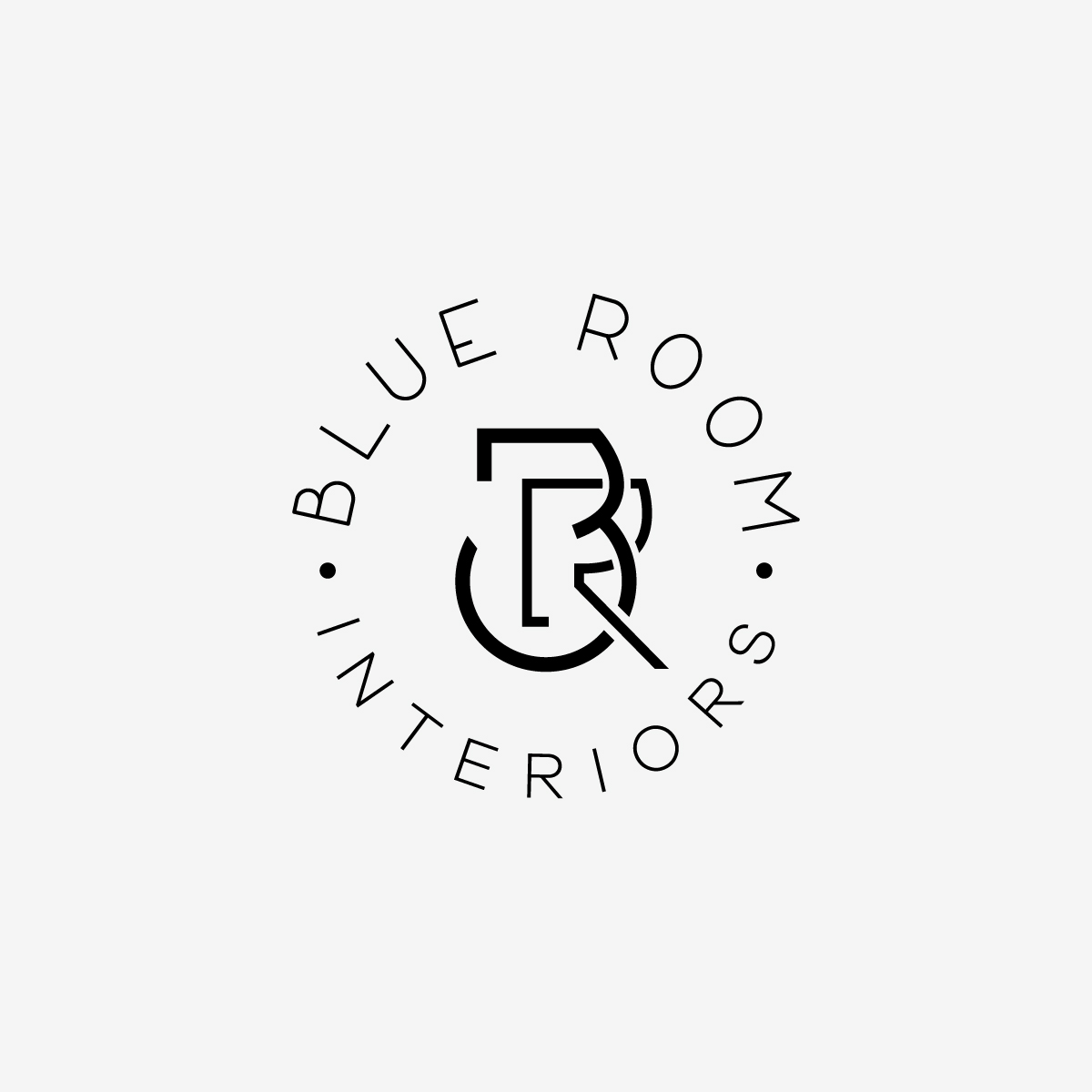 Logo Design by **INCREDIBLEDESIGNERS** for Blue Room Interiors | Design #21948780