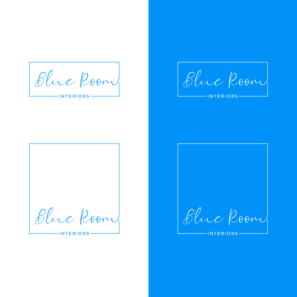 Logo Design by Regarasendria for Blue Room Interiors | Design #21950192