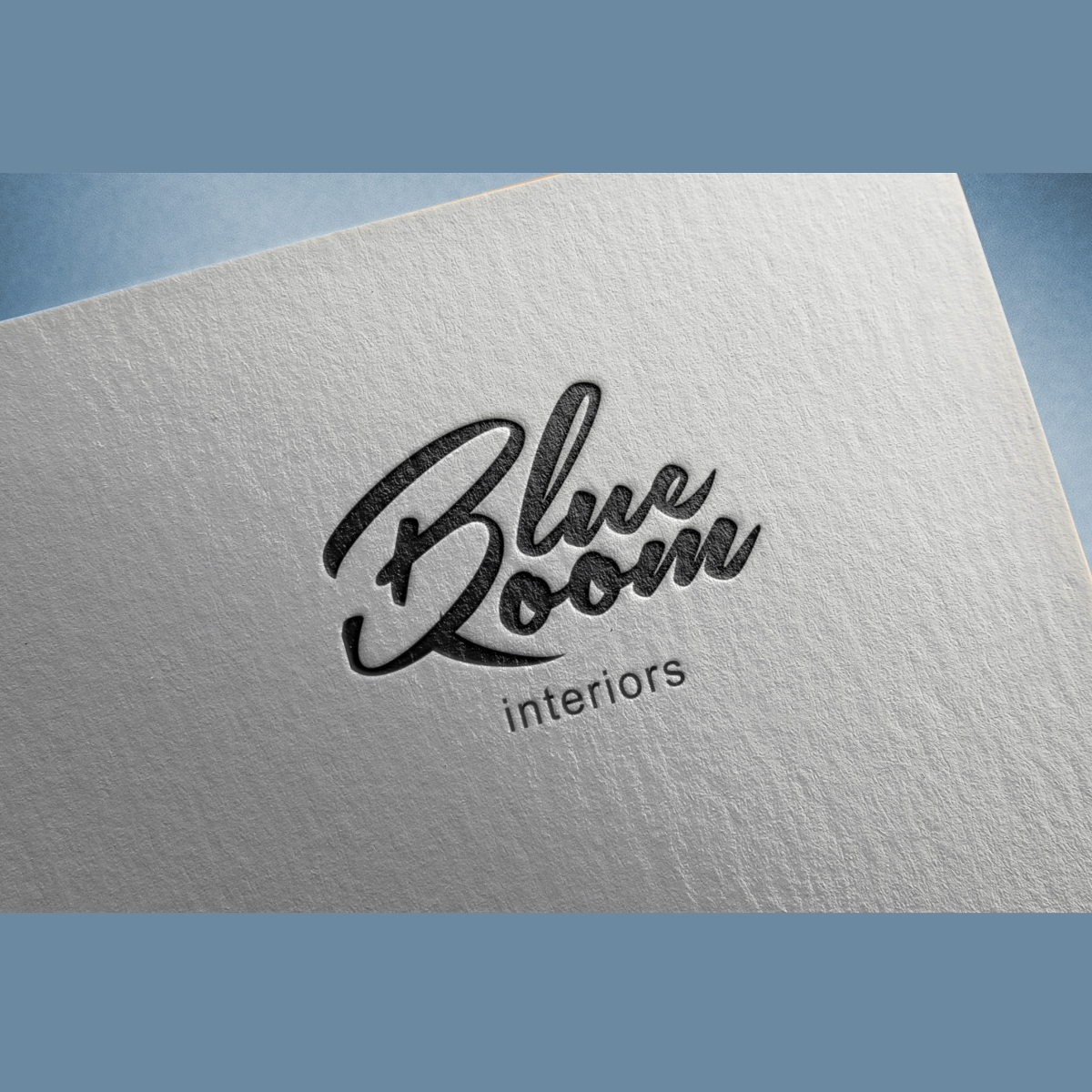 Logo Design by Patrick Davidson for Blue Room Interiors | Design #21954882