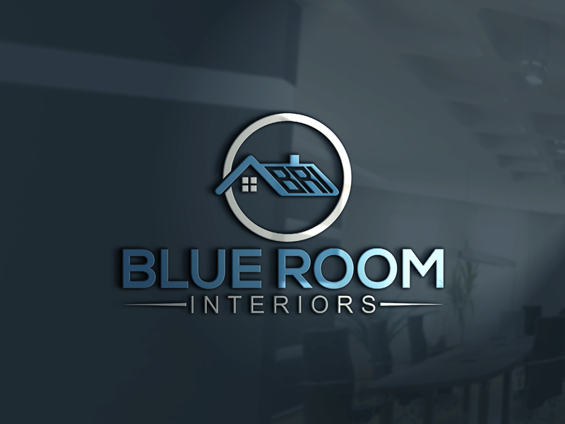 Logo Design by JAFRIN for Blue Room Interiors | Design #21943830