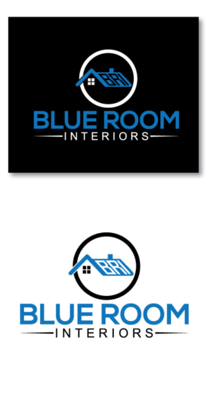Logo Design by JAFRIN for Blue Room Interiors | Design: #21943831
