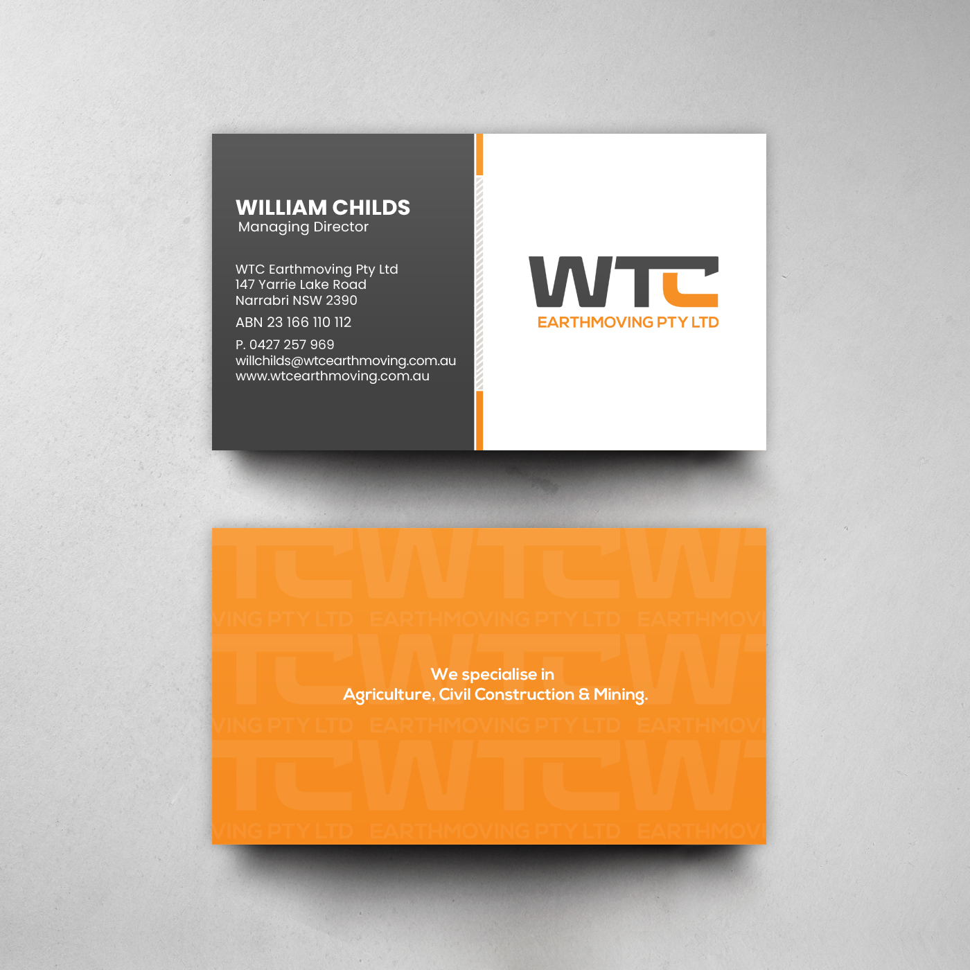 Business Card Design by chandrayaan.creative for this project | Design #21955578