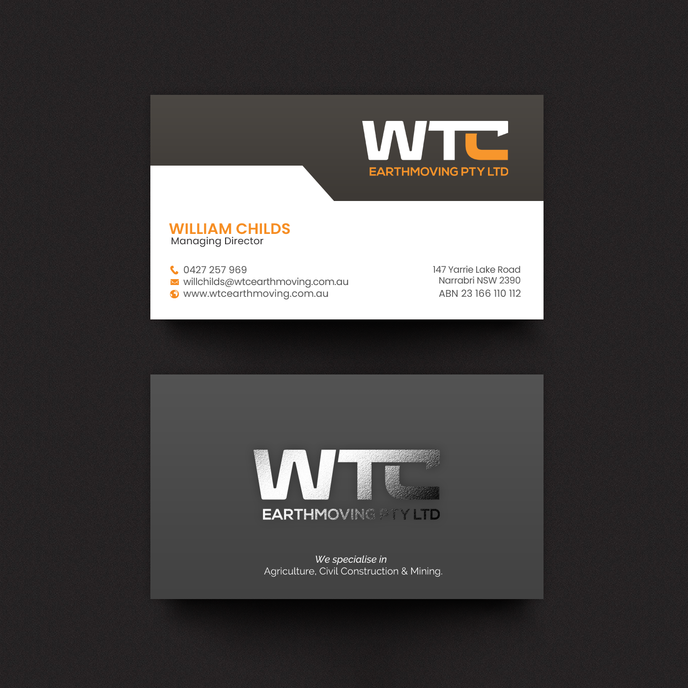 Business Card Design by chandrayaan.creative for this project | Design #21957328