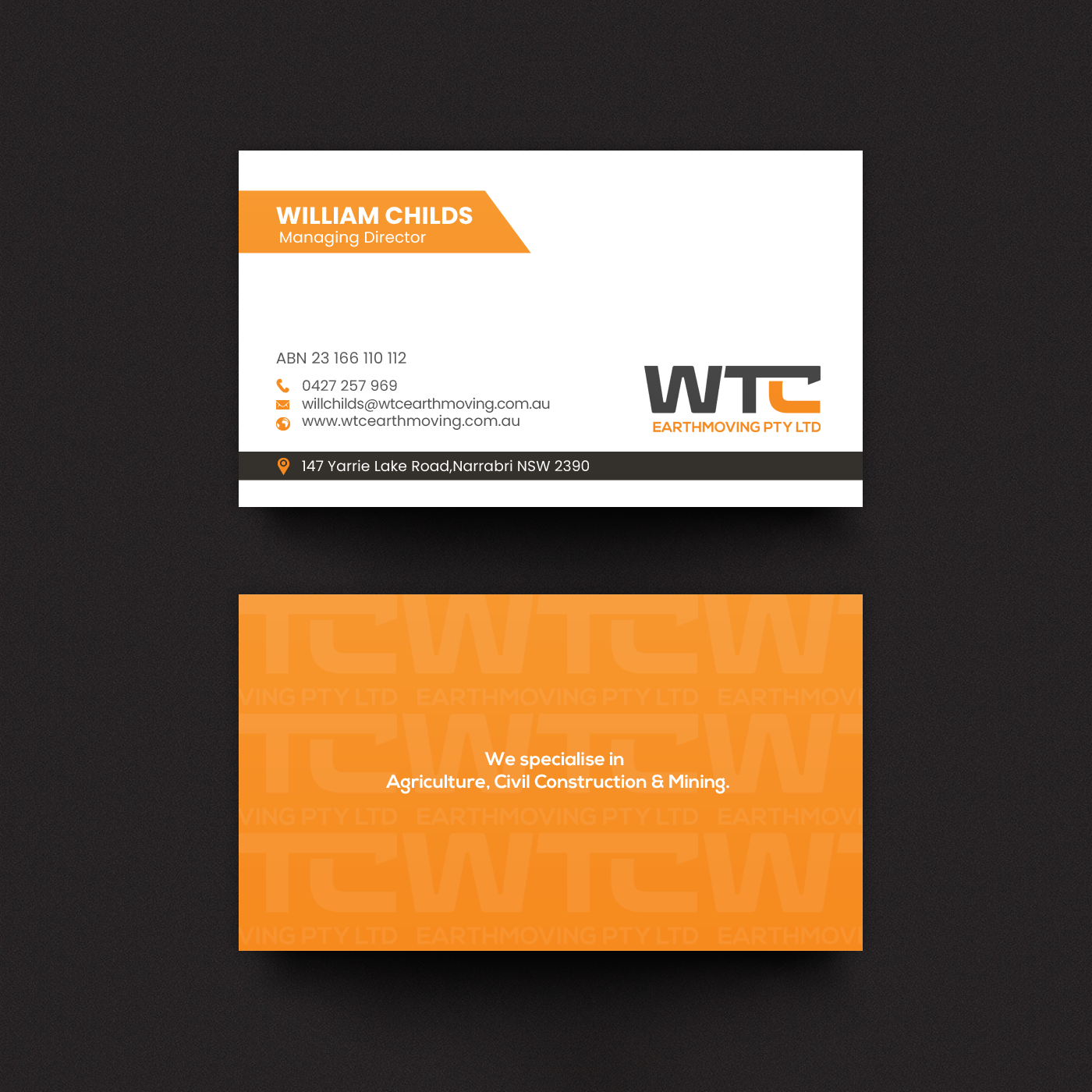 Business Card Design by chandrayaan.creative for this project | Design #21957329