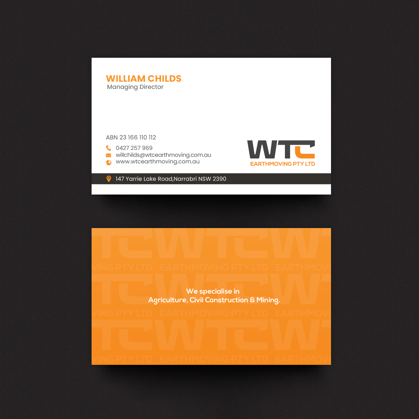 Business Card Design by chandrayaan.creative for this project | Design #21957331
