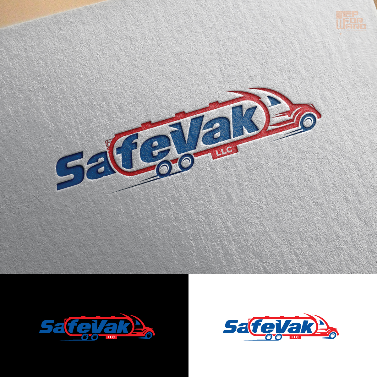 Logo Design by step forward 2 for SafeVak, llc | Design #21965461