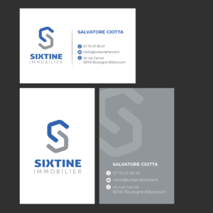 Sixtine immobilier | Business Card Design by see why